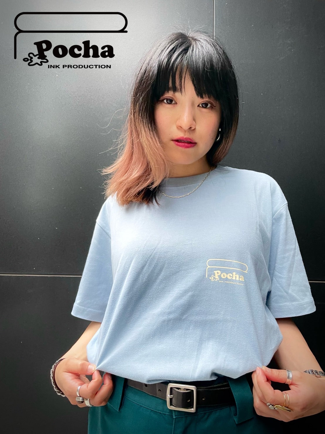 Pocha Standard Tee (Acid Blue)