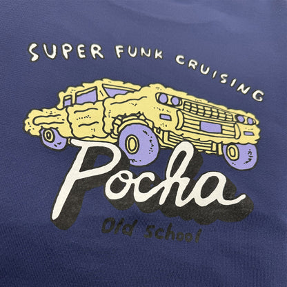 SUPER FUNK CRUISING SWEAT SHIRT (IndigoYellow)