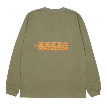 Metal Wire L/S Tee (Light Olive)