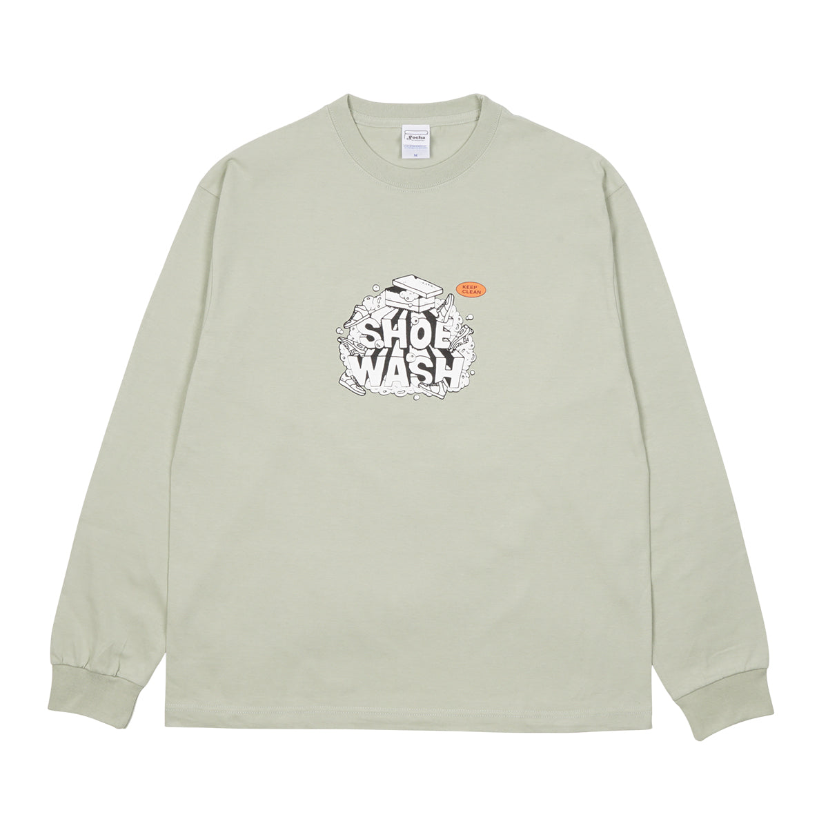 SHOE WASH L/S Tee (Sage Green)